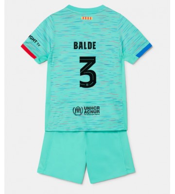 Barcelona Alejandro Balde #3 Tercera Equipación Niños 2023-24 Manga Corta (+ Pantalones cortos)